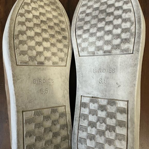 BIRDIES The Swift Classic Shell Suede Slip On Sneaker Beige Tan - Picture 9 of 9